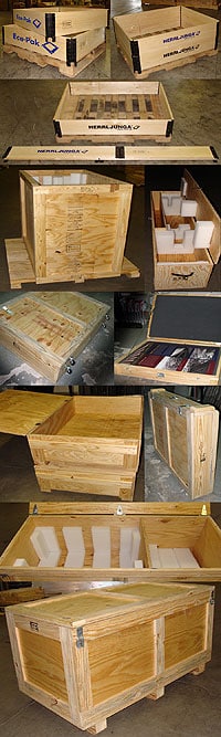 Reusable Shipping Containers | Wood Crates - Trade Shows